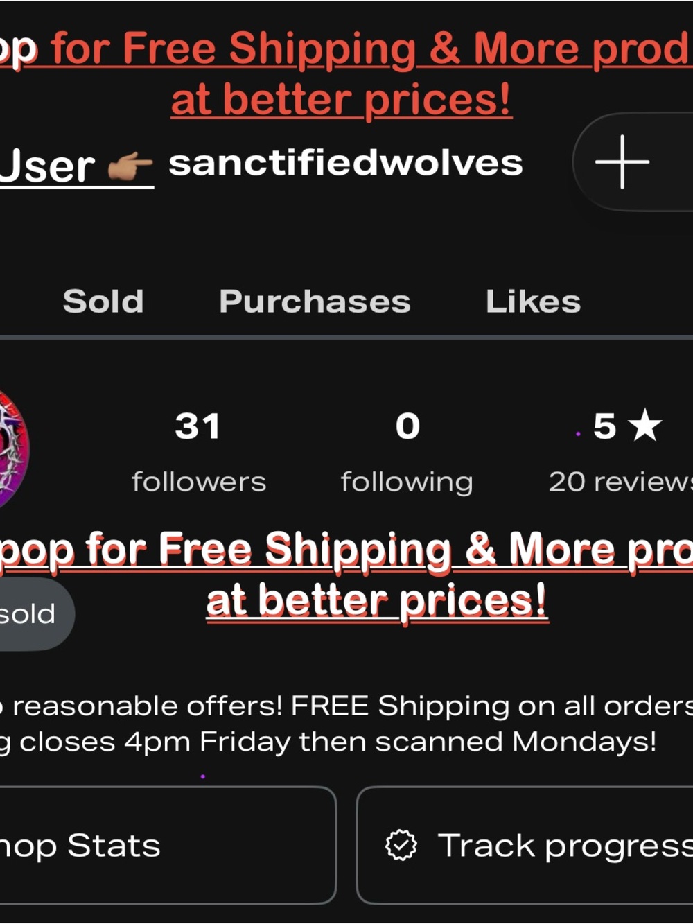 De.pop User @SanctifiedWolves - Picture 1 of 1